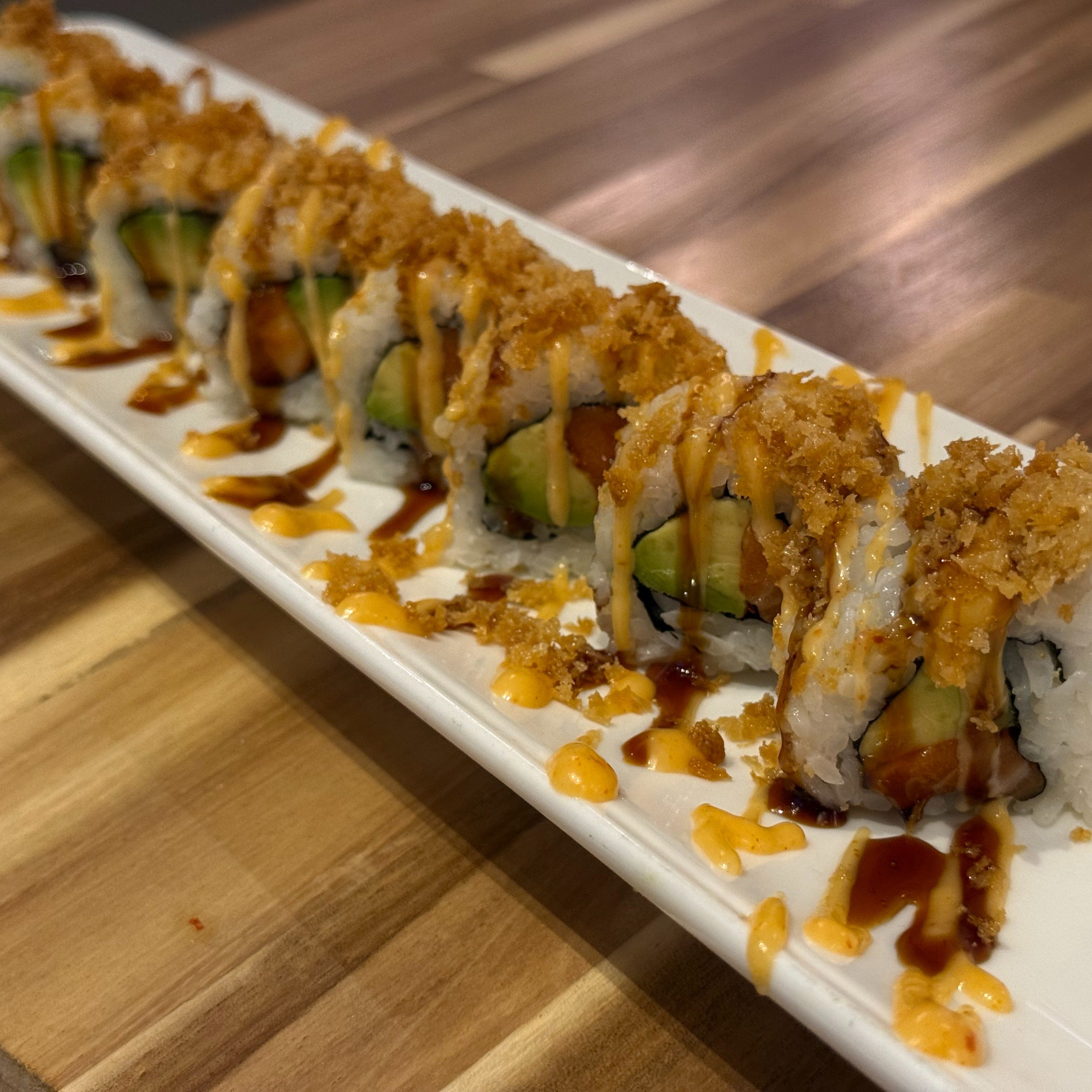 Spicy Salmon Crunch.
