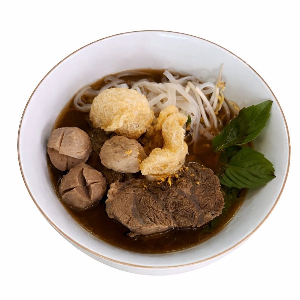 Thai Boat Noodles with Braised Beef Short Ribs.