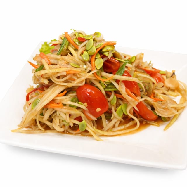 Spicy Cucumber Salad (Pla Ra Style).