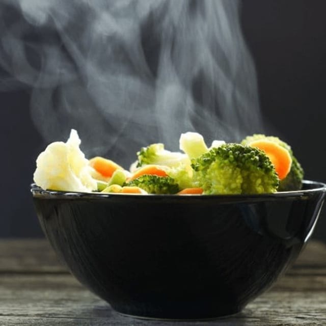 Steamed Vegetables.