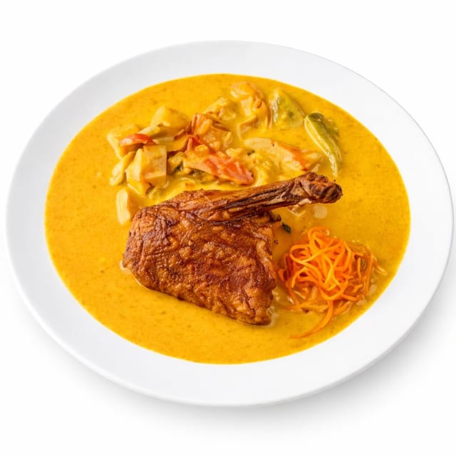 Crispy Duck Curry.