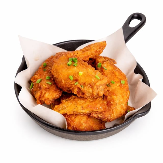 Spicy Fried Chicken Wings (6).