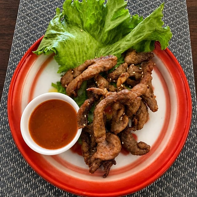 Sun-Dried Fried Beef.